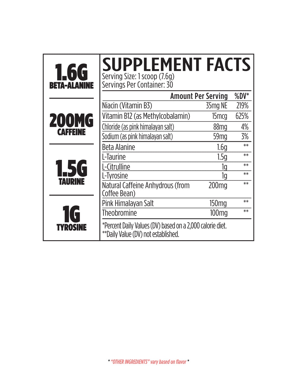 K-XR Pre Workout 30 serving | Intense Workouts |7 Amazing Flavors