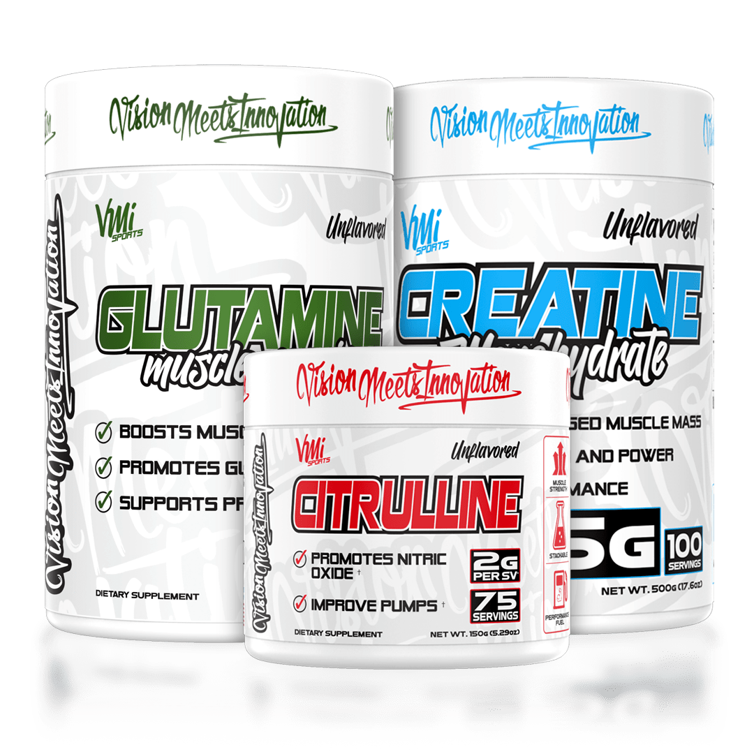 Big 3 Essential Stack Creatine, Glutamine, & Citrulline VMI Sports
