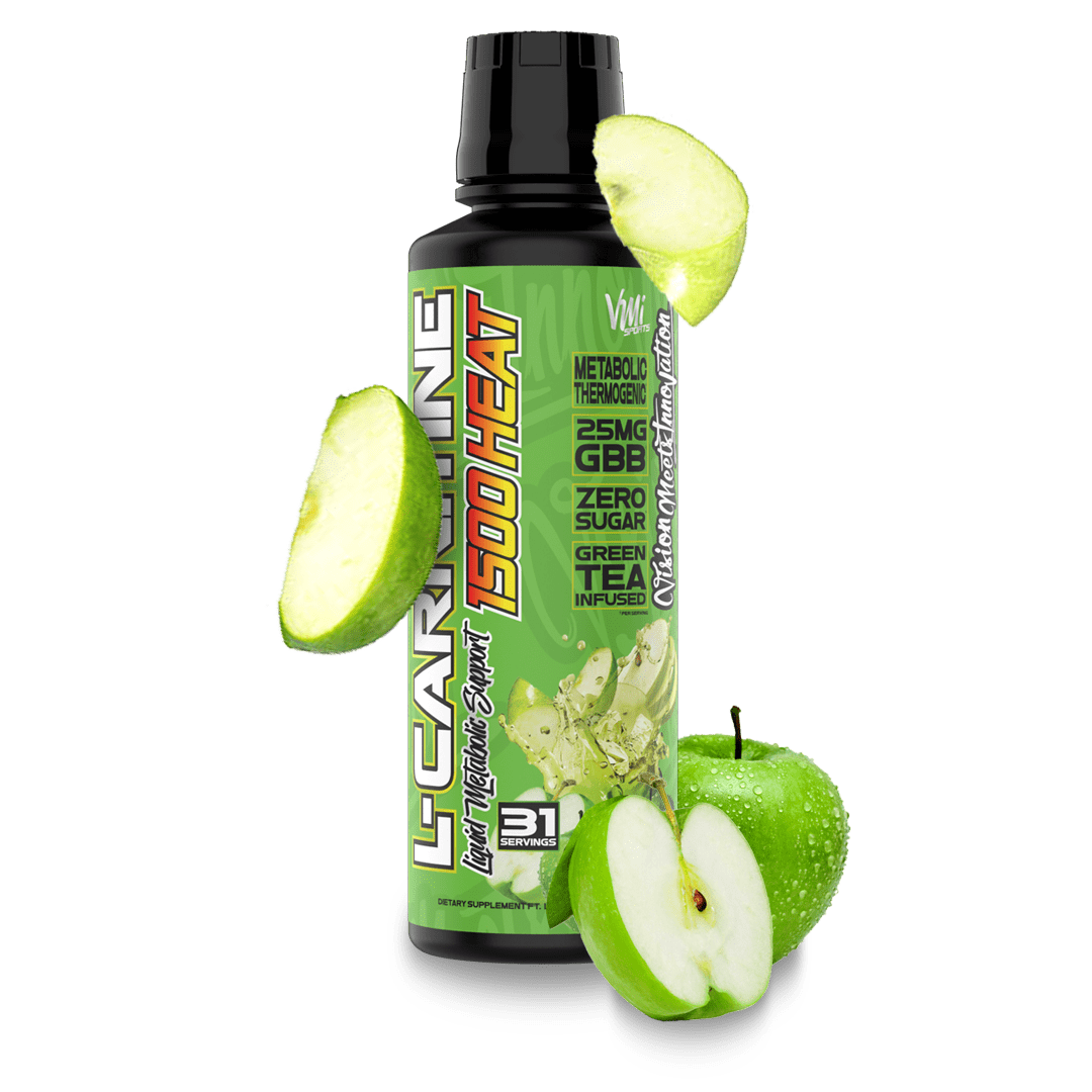 VMI Sports Diet & Energy Granny Apple HEAT L-Carnitine Liquid 1500 HEAT 16.02oz