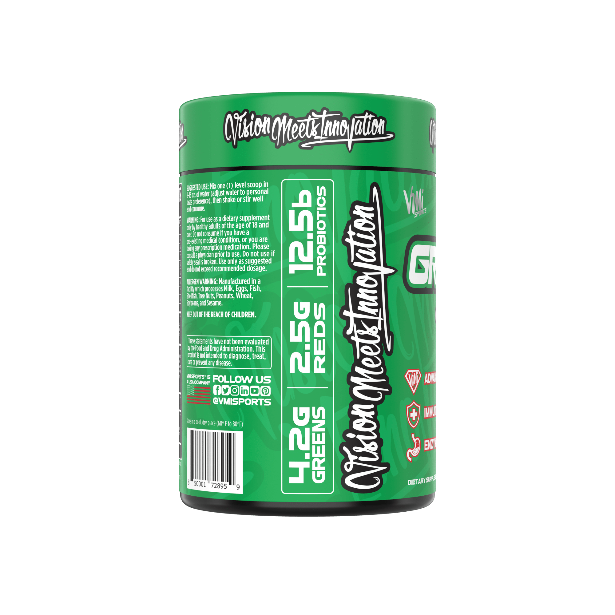 www.vmisports.com All Natural Greens + Reds Superfoods