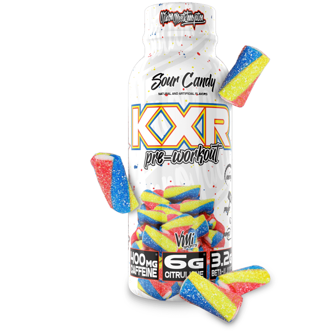 www.vmisports.com Pre workout Ready Drink 12-Pack / Sour Candy KXR® Pre Workout