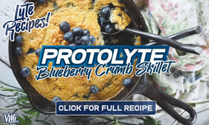 Blueberry Crumb skillet