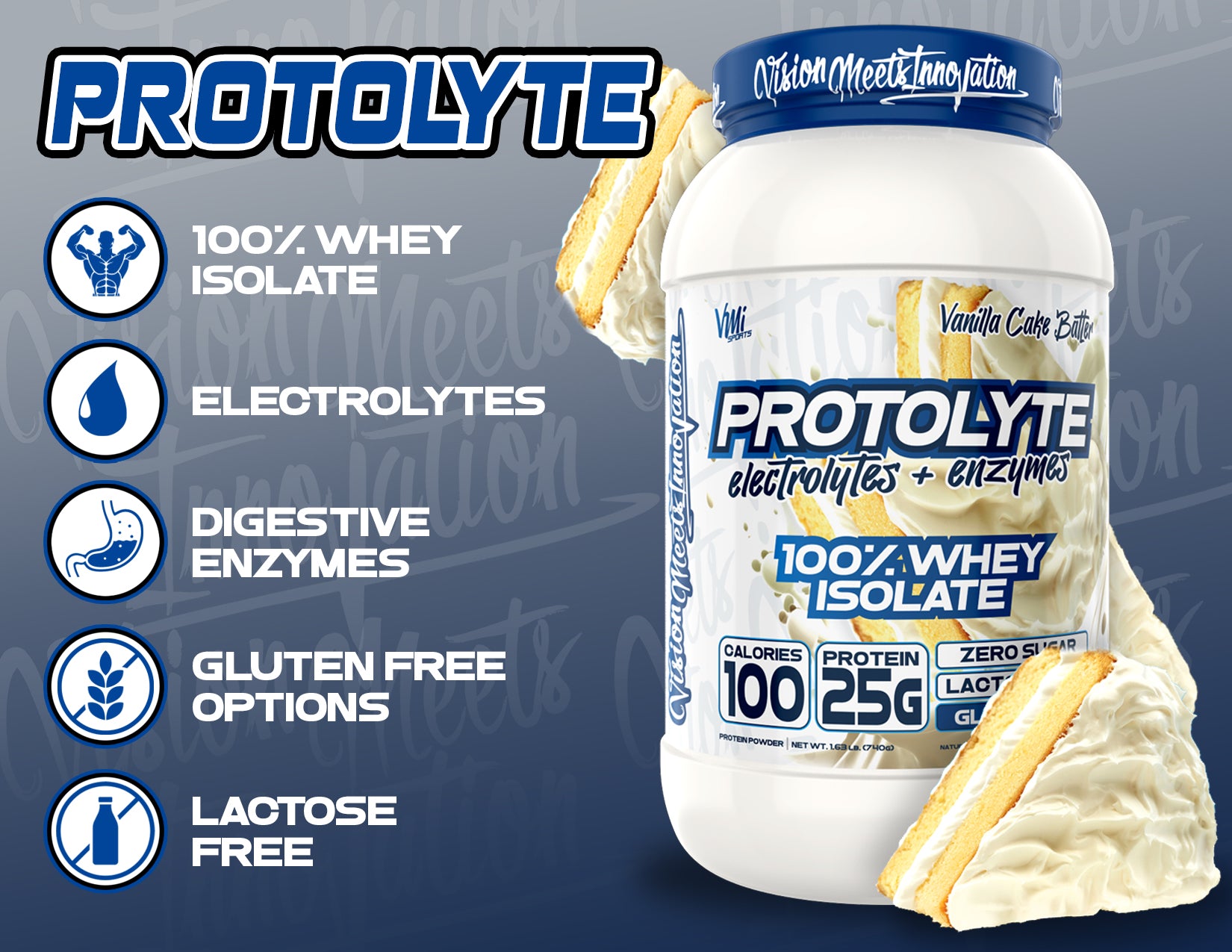 ProtoLyte | 100% Whey Isolate | Whey Protein - VMI Sports