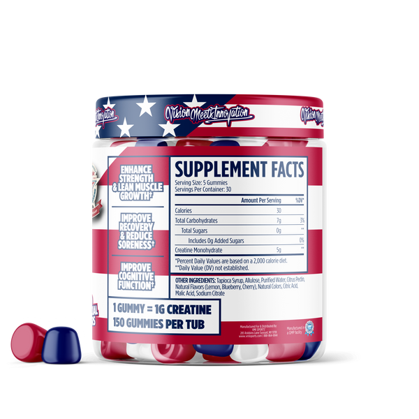 Creatine Gummies / Gelatin Free & Vegan Friendly