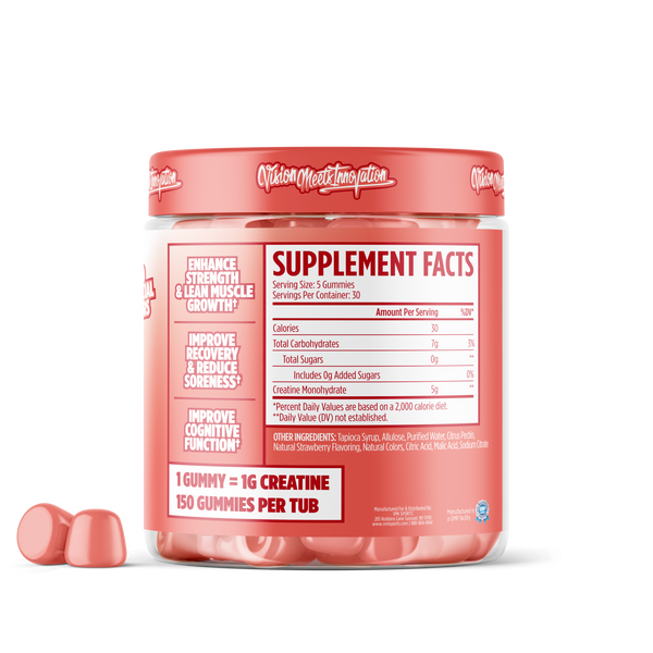 Creatine Gummies / Gelatin Free & Vegan Friendly