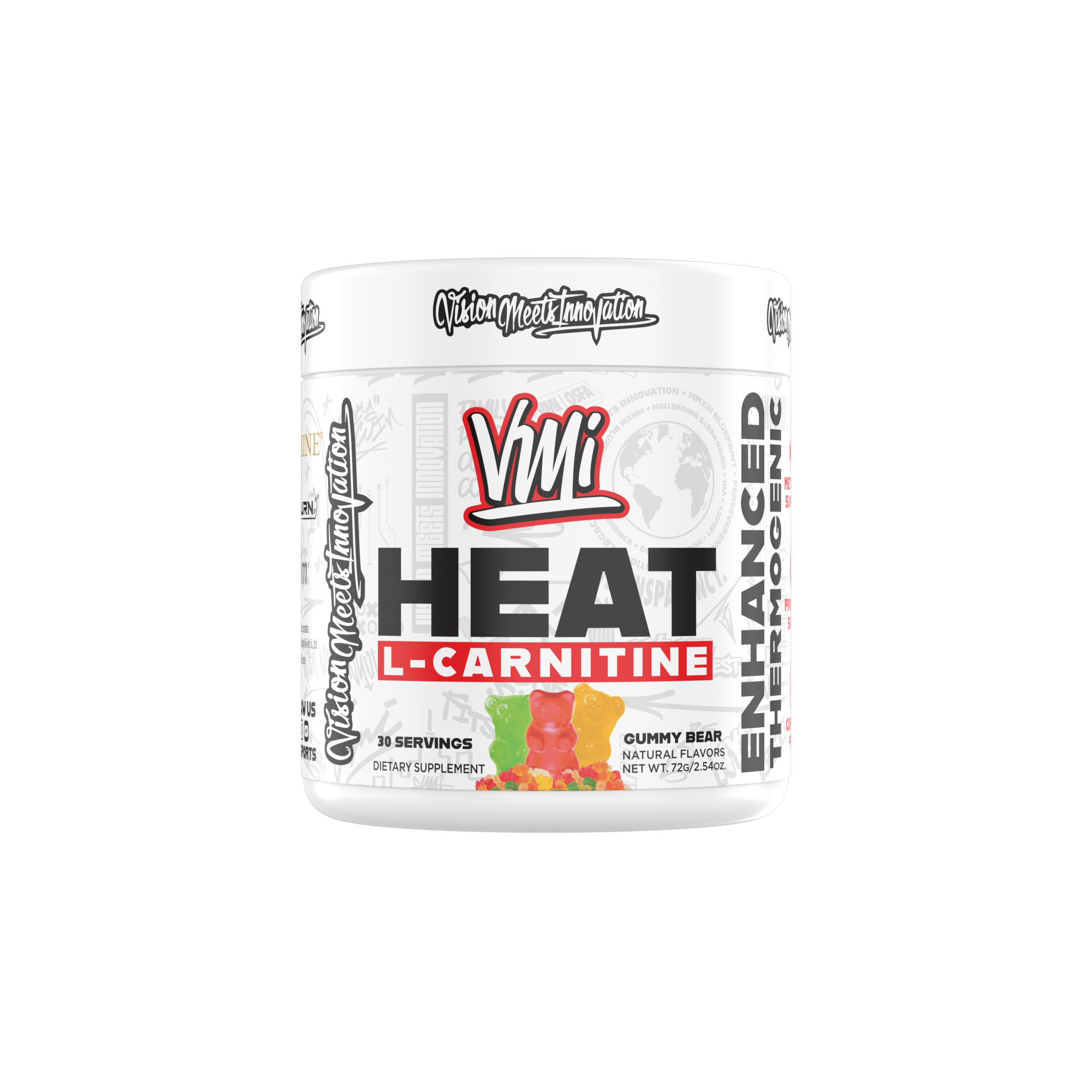 VMI Sports - Heat L-Carnitine Powder | 30 Servings | Strawberry Kiwi VMI Sports - Heat L-Carnitine Powder | 30 Servings | Strawberry Kiwi