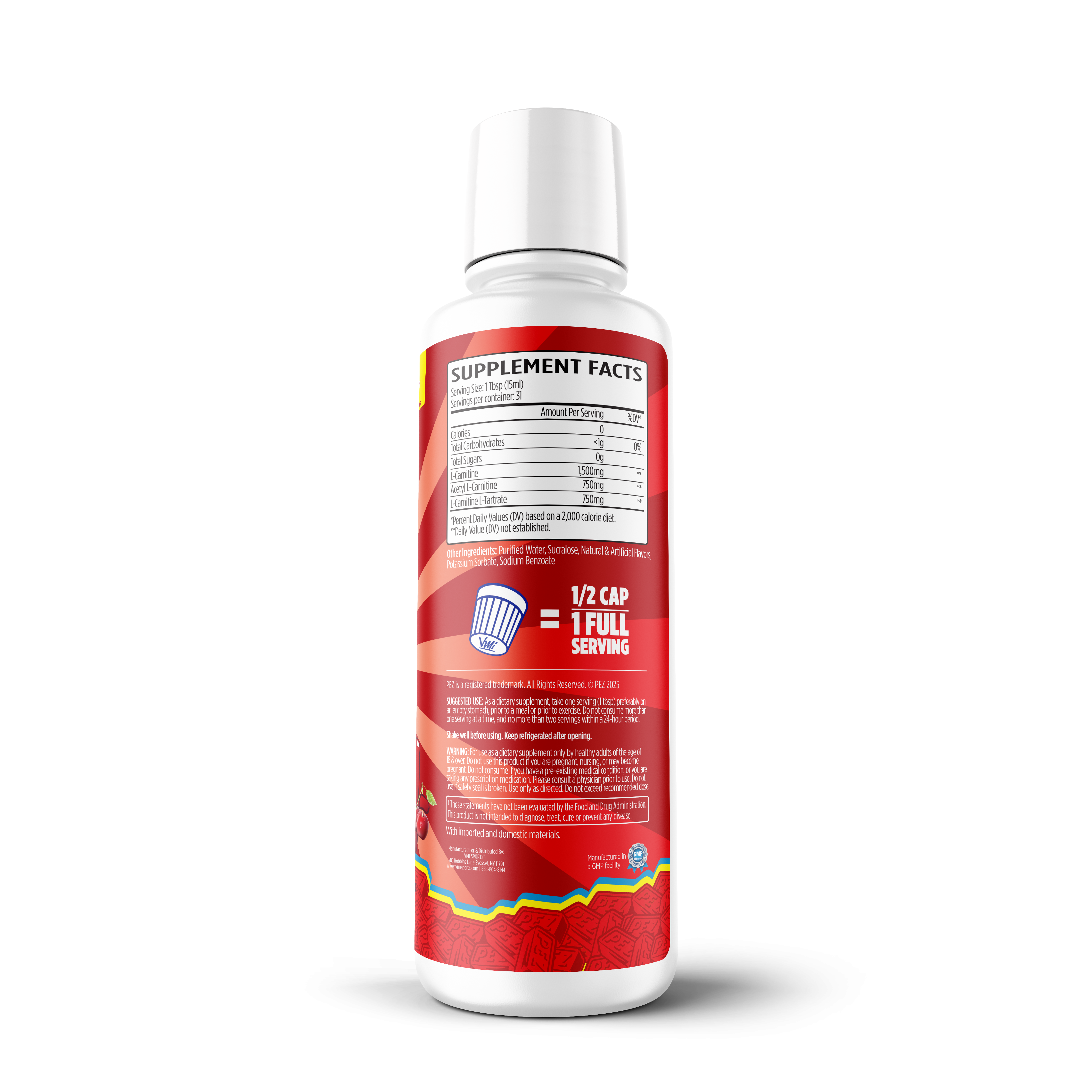L-Carnitine Liquid 3000 - Metabolic Support VMI Sports L-Carnitine Liquid 3000 - Metabolic Support VMI Sports