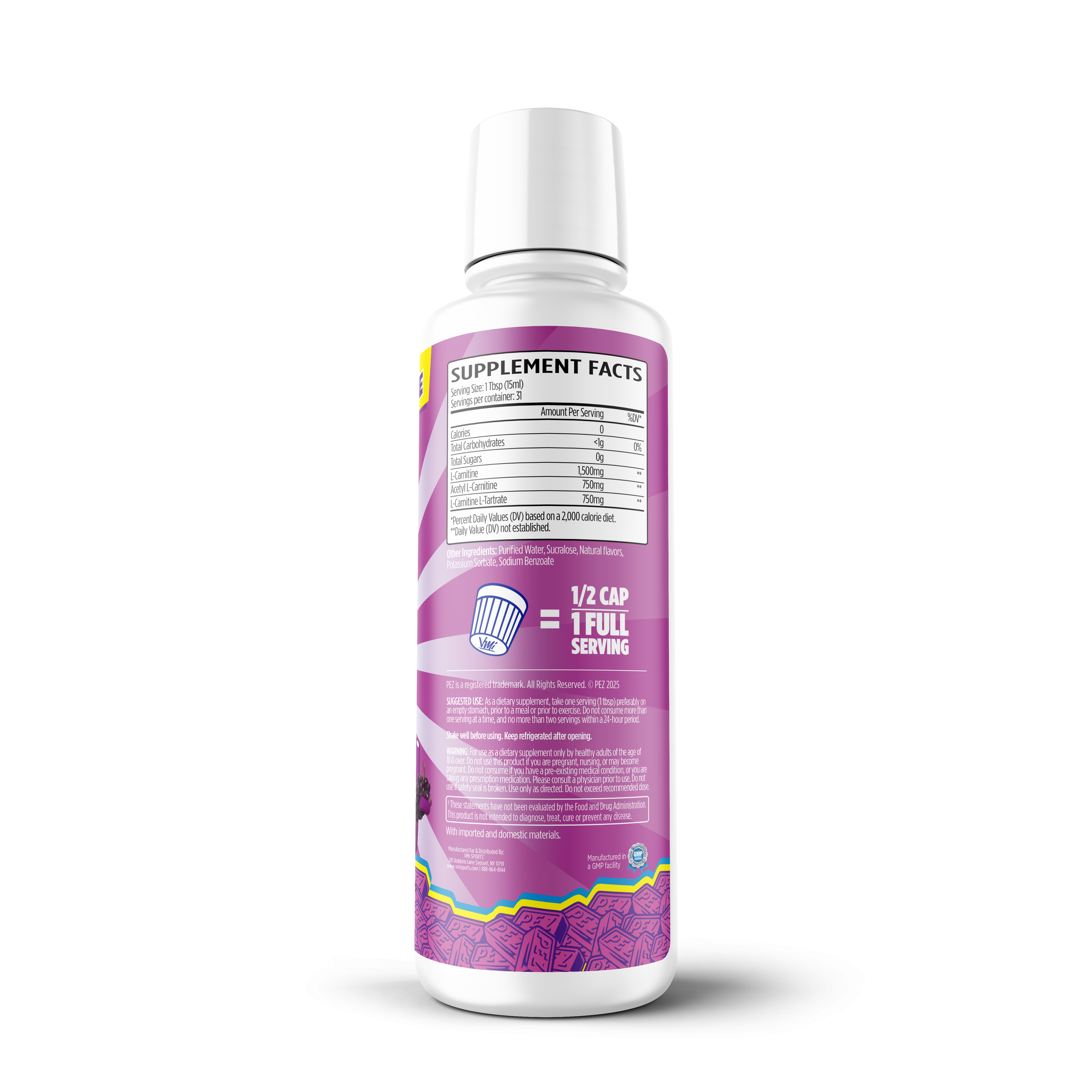 L-Carnitine Liquid 3000 - Metabolic Support VMI Sports L-Carnitine Liquid 3000 - Metabolic Support VMI Sports