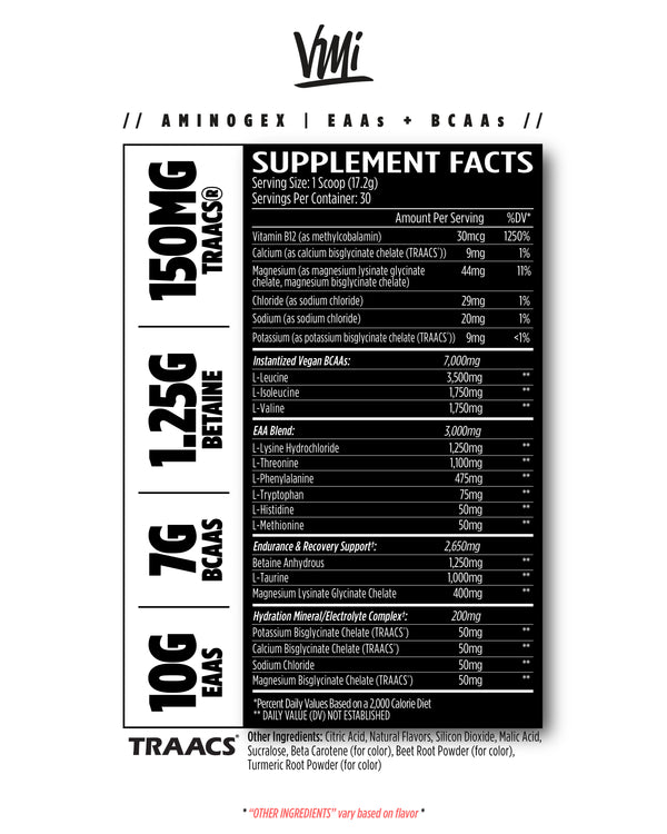 Aminogex EAAs / BCAAs + Hydration