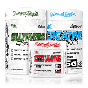 VMI Sports Big 3 Essential Stack: Creatine, Glutamine, & Citrulline