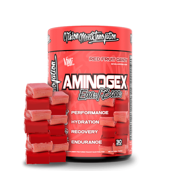 VMI Sports Muscle Building & Recovery Red Fruit Candy Aminogex Ultra™ EAA + Hydration
