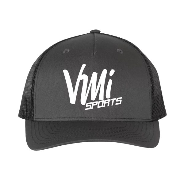 www.vmisports.com All Black Black VMI Sports® Snapback Trucker