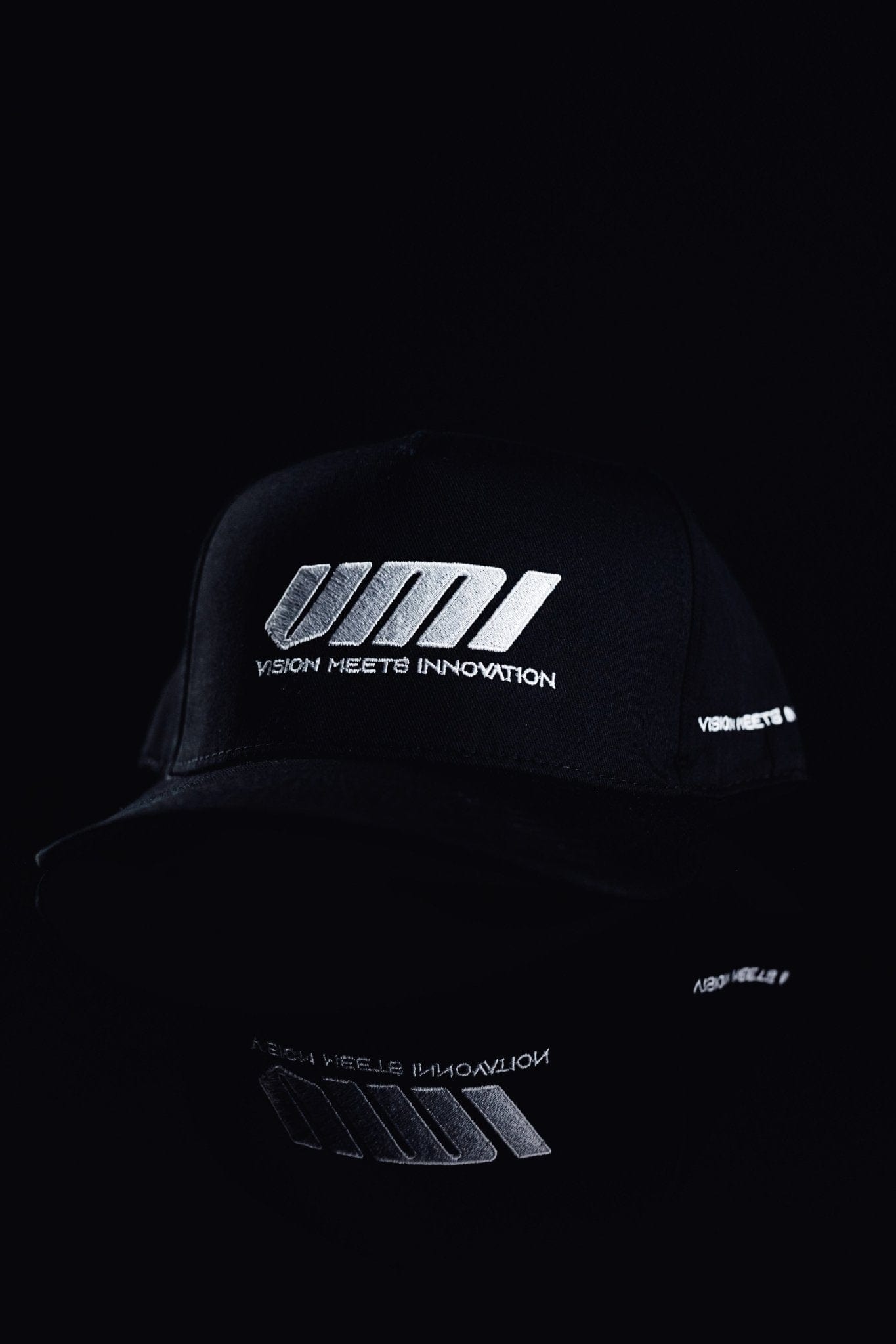 www.vmisports.com All Black VMI Sports® A Frame Innovation Hat