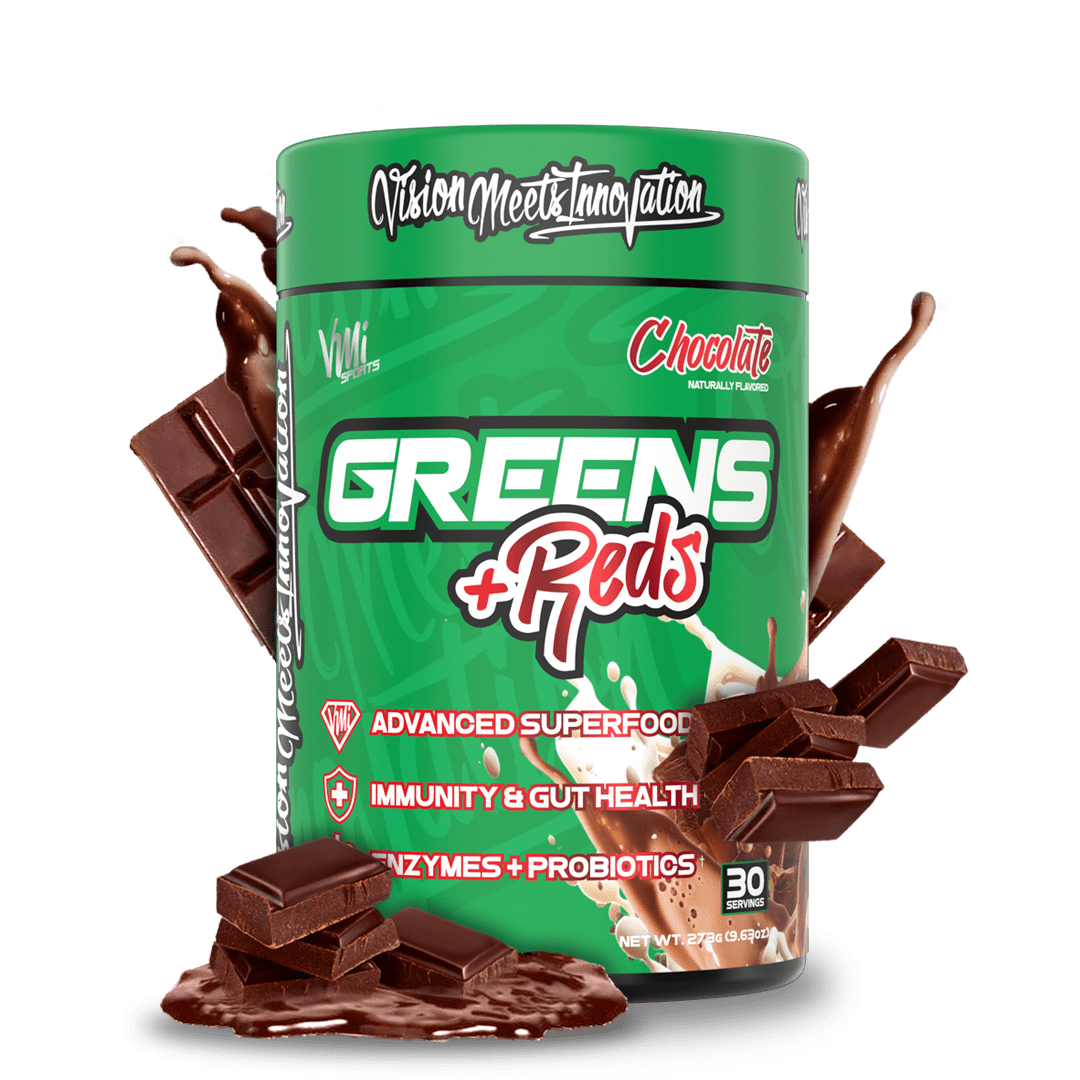 www.vmisports.com Chocolate All Natural Greens + Reds Superfoods