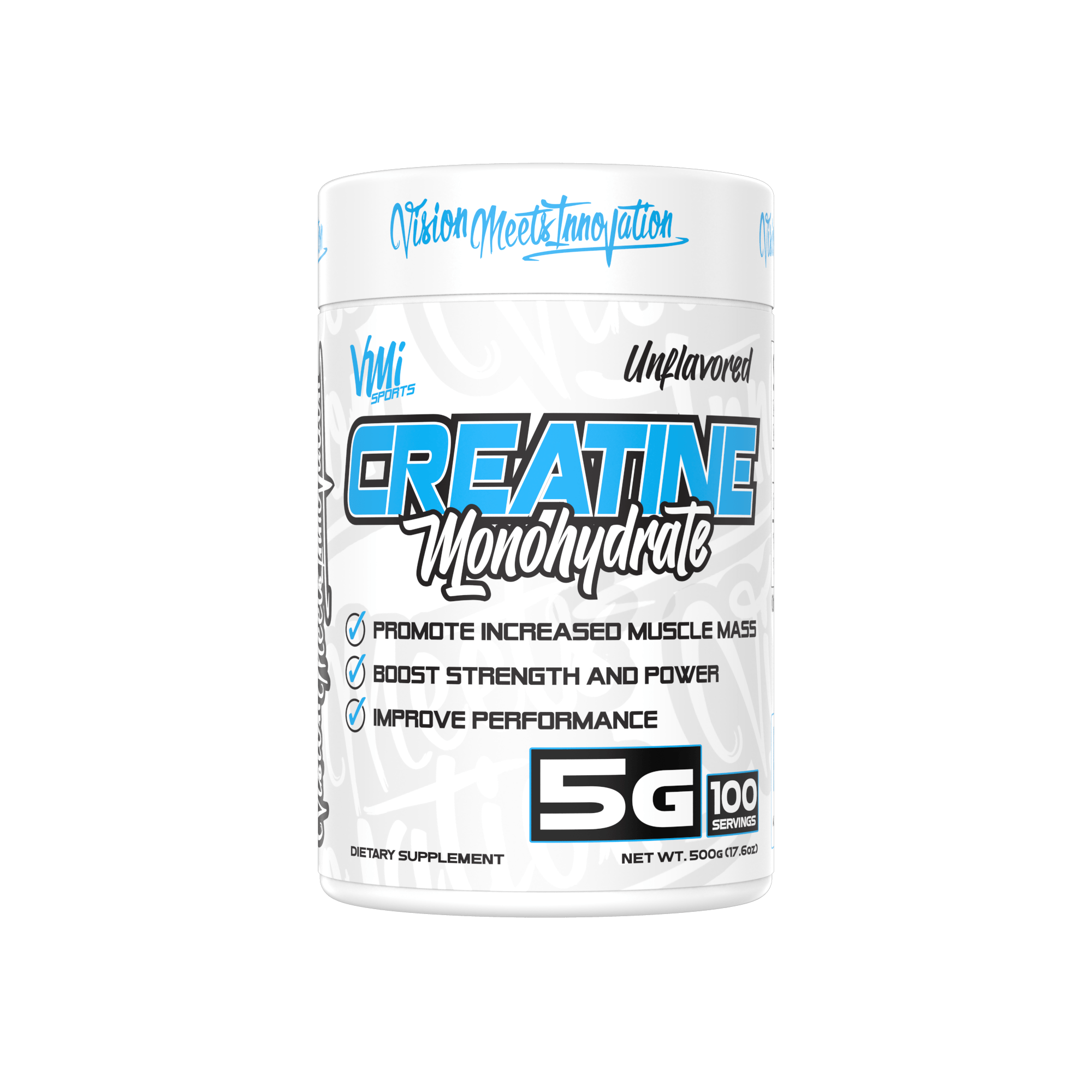 www.vmisports.com Muscle Building & Recovery 500g Creatine Monohydrate