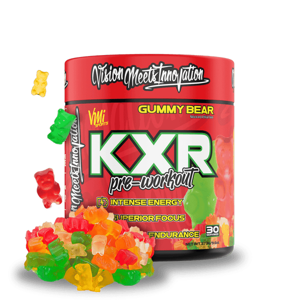 www.vmisports.com Pre workout Gummy Bear KXR® Pre Workout 30 serving