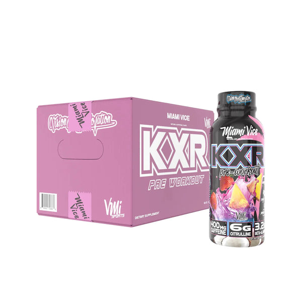 www.vmisports.com Pre workout Miami Vice / Ready To Drink 12-Pack KXR® Pre Workout