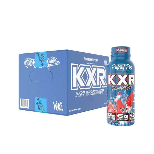 www.vmisports.com Pre workout Patriot Pop / Ready To Drink 12-Pack KXR® Pre Workout