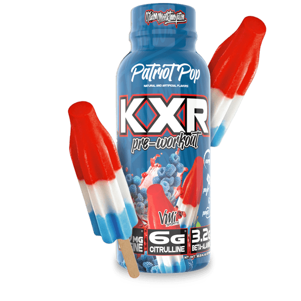 www.vmisports.com Pre workout Patriot Pop / Single Ready Drink KXR® Pre Workout