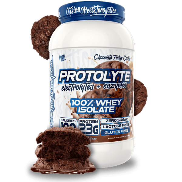 www.vmisports.com Protein Chocolate Fudge Cookie ProtoLyte® 100% Whey Isolate Protein 1.6lb