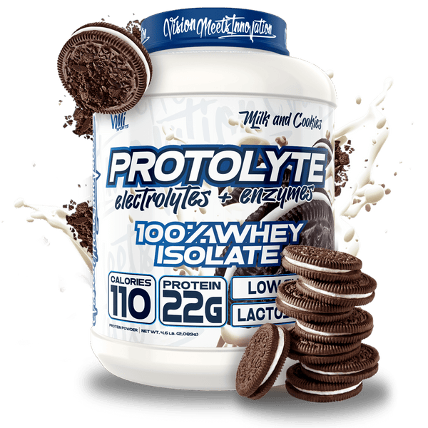 www.vmisports.com Protein Milk and Cookies / 4.6LBS (71 Servings) ProtoLyte® 100% Whey Isolate Protein