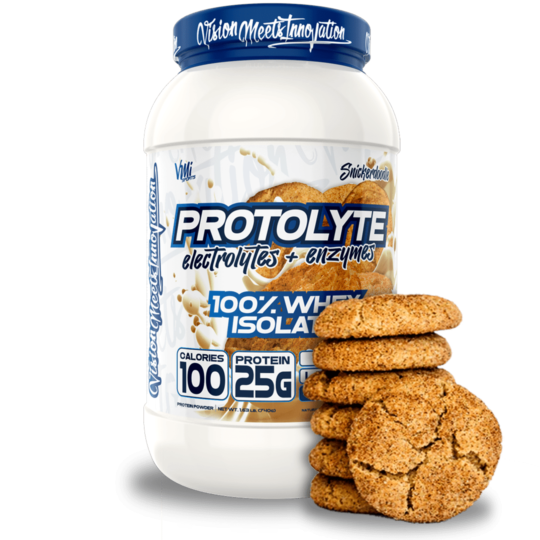 www.vmisports.com Protein Snickerdoodle ProtoLyte® 100% Whey Isolate Protein 1.6lb