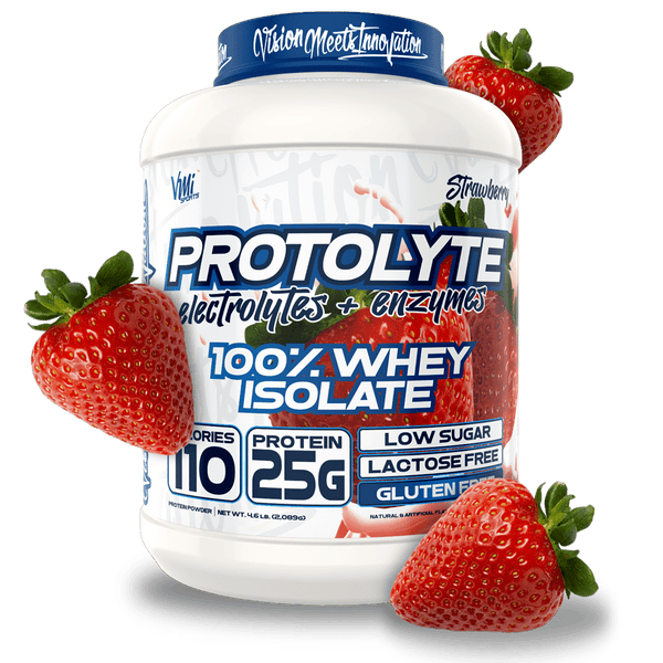 www.vmisports.com Protein Strawberry / 4.6LBS (71 Servings) ProtoLyte® 100% Whey Isolate Protein